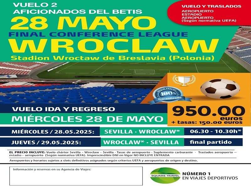 Ofertas Viaje - Final conference league wroclaw 