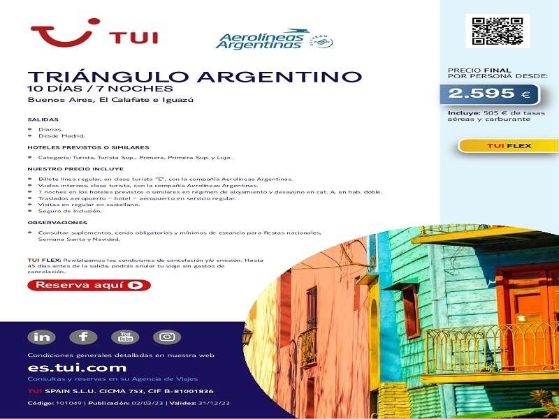 Ofertas Viaje - TRIANGULO ARGENTINO
