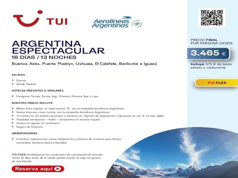 Ofertas Viaje - ARGENTINA ESPECTACULAR