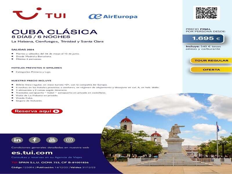 Ofertas Viaje - CUBA CLASICA