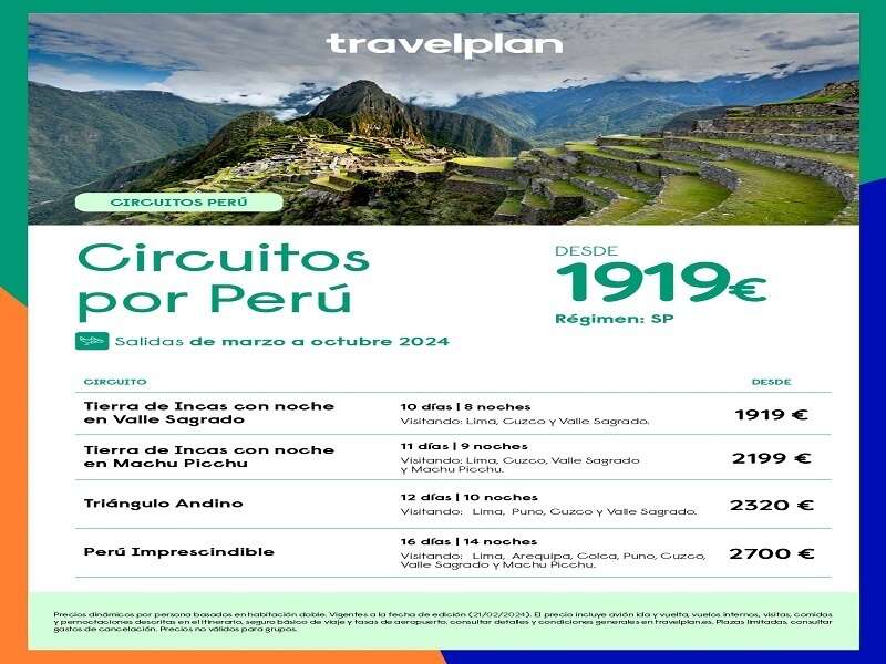 Ofertas Viaje - CIRCUITOS POR PERU`