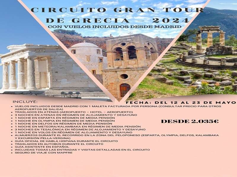 Ofertas Viaje - CIRCUITO GRAN TOUR DE GRECIA