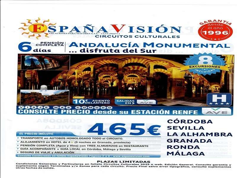 Ofertas Viaje -  Andalucia monumental 
