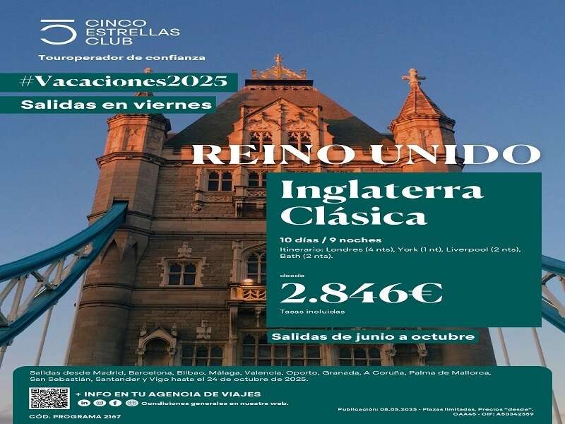 Ofertas Viaje - Reino unido 