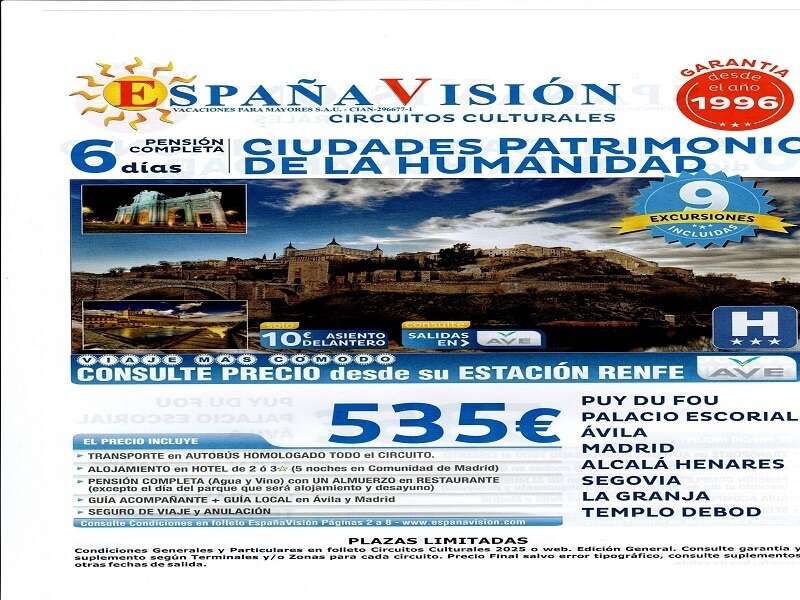 Ofertas Viaje - ciudades de patrimonio de la humanidad 