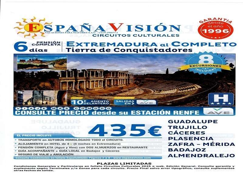 Ofertas Viaje - Extremadura al completo 