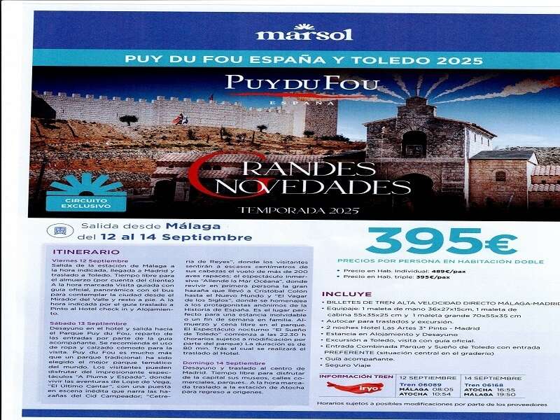 Ofertas Viaje - Puy du fou 